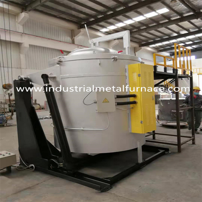 forno ad induzione di fusione di alluminio di resistenza elettrica 500kg 1100 gradi