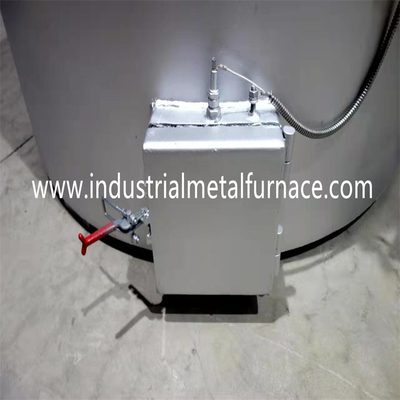 Tipo fisso di 400kg Zamak di induzione della fornace elettrica industriale a gas della fusione dei metalli
