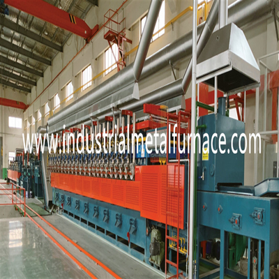 Nastro trasportatore a gas di Mesh Belt Furnace High Temperature del rullo di sostegno del combustibile 2500 KG/Hr
