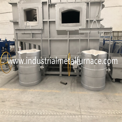 CE verticale elettrico automatico di tenuta di alluminio del preriscaldatore della siviera della fornace di 350kg 18KW