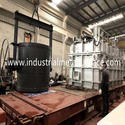 CE verticale elettrico automatico di tenuta di alluminio del preriscaldatore della siviera della fornace di 350kg 18KW