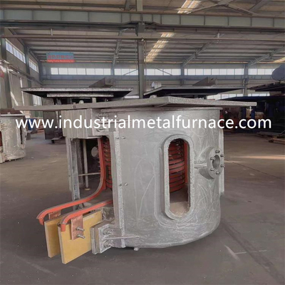 forno di fusione di fusione di alluminio di induzione per media frequenza di induzione del ghisa 200kg