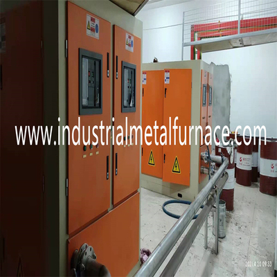 300kg forno ad induzione industriale di 1150 gradi per alluminio di fusione di rame Shell